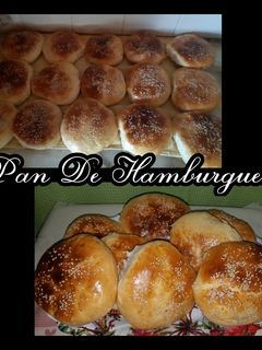 Una foto de Pan de hamburguesa súper esponjosos!!