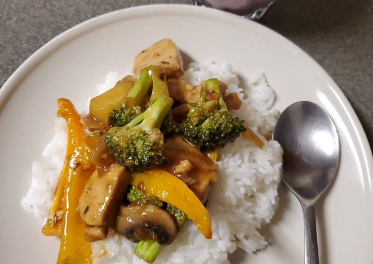 Bagaimana Menyiapkan #27 Chicken Broccoli Mushroom stir-fry Anti Gagal