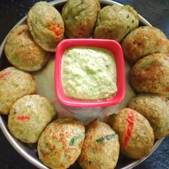 Green gram paniyaram/appam A picture of Green gram paniyaram/appam.