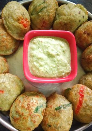 A picture of Green gram paniyaram/appam.