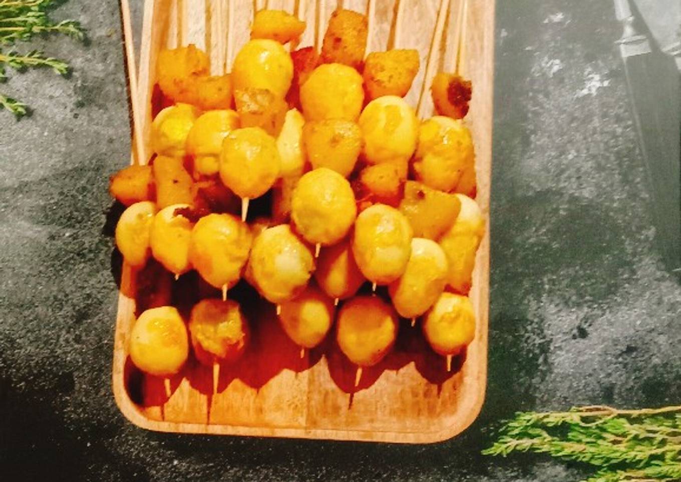 "Sate Telur puyu kentang"ππ❤️ππΌ