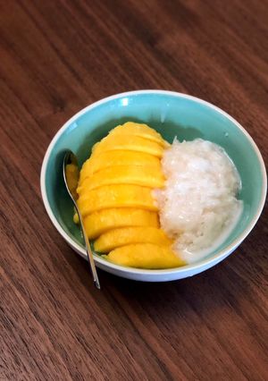 芒果糯米飯 的食譜成品照片