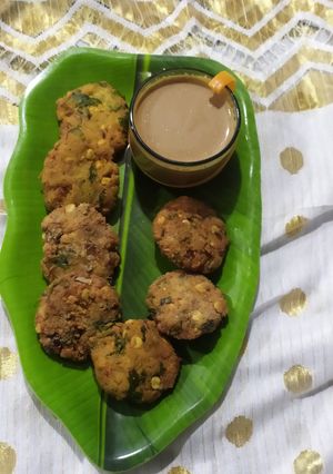 A picture of Masala vadai(paruppu vadai).