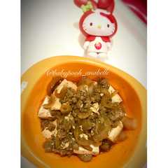 A picture of Tofu and Beef Bowl Gyudon (MPASI 1Y+).