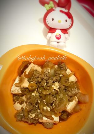 Foto resep Tofu and Beef Bowl Gyudon (MPASI 1Y+)