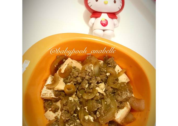 Tofu and Beef Bowl Gyudon (MPASI 1Y+) foto resep utama