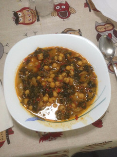 Una foto de Potaje con bacalao
