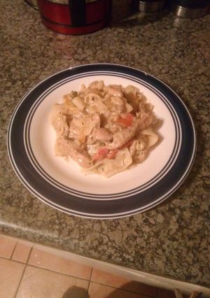 A picture of Mmoni's tasty pasta.