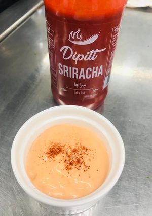 A picture of Sriracha dip.