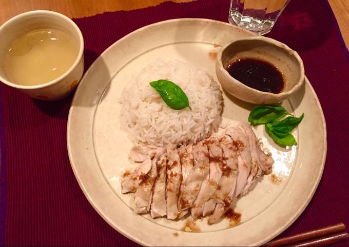 How to Cook Tasty Singaporean Hainanese Chicken Rice, 海南鶏飯, Gluten Free