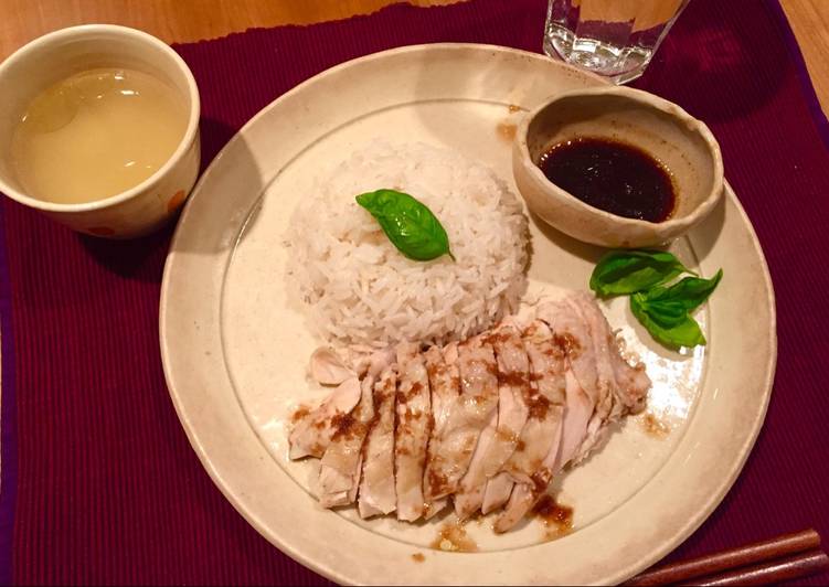 Singaporean Hainanese Chicken Rice, 海南鶏飯, Gluten Free