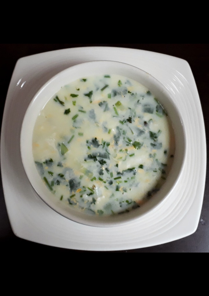 Una foto de Sopa de huevo