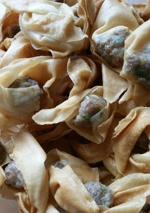 Foto resep Pangsit Goreng Renyah Isi Daging Sapi