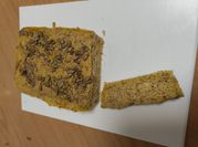 Una foto de pan de garbanzo