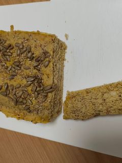 Una foto de Pan de garbanzos