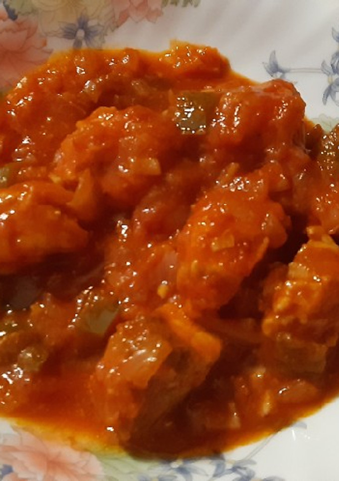 Una foto de Emperador con tomate
