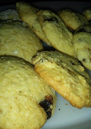 Una foto de Galletitas de chips de chocolate y coco