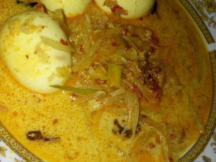 Langkah Mudah untuk Menyiapkan Sayur santan pepaya telur Anti Gagal