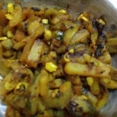 A picture of Bitter gourd stir fry.