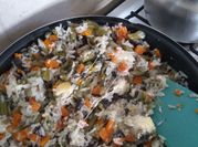 Una foto de arroz chauchas