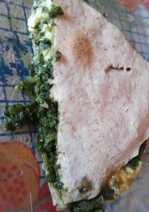 Una foto de Tarta integral de verdura