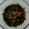 Tumis kangkung siram taucho