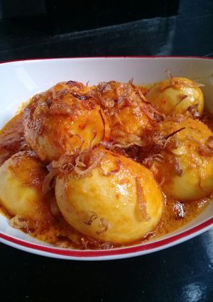 Foto resep Telor masak santan