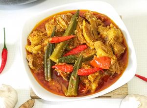 Foto resep Asem Pedas Daging Sapi Okra
