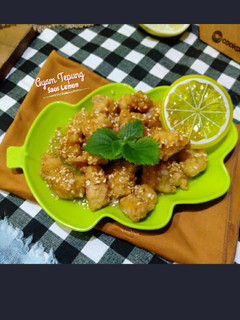 Foto resep Ayam Tepung Saus Lemon