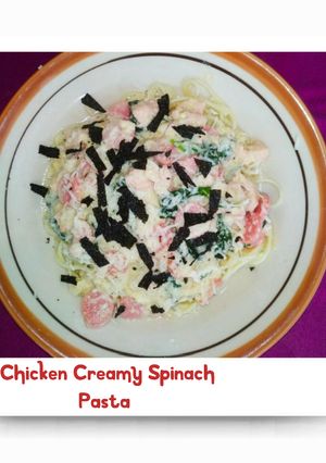 Foto resep Chicken Creamy Spinach Pasta