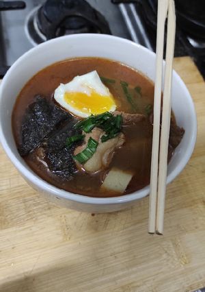 Una foto de Ramen de pulpa de cerdo 🍜