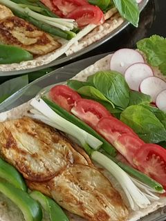 عکسی از دستور لقمه بادمجان
