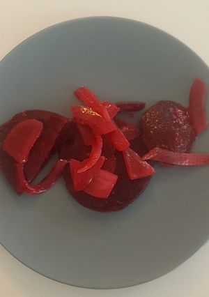Une photo de Betteraves caramélisees aux oignons