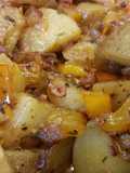 Potato & Pastrami Saute