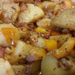 A picture of Potato & Pastrami Saute.
