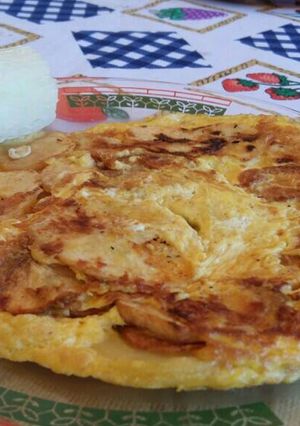 Una foto de Tortillon de papas