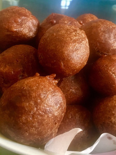 A picture of Chocolate Puff Puff.