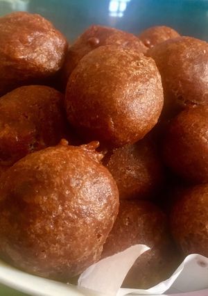 A picture of Chocolate Puff Puff.