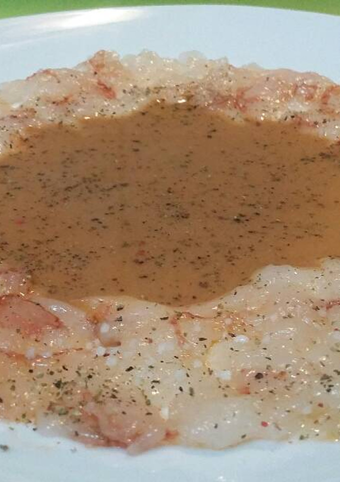Una foto de Carpaccio de gambón 