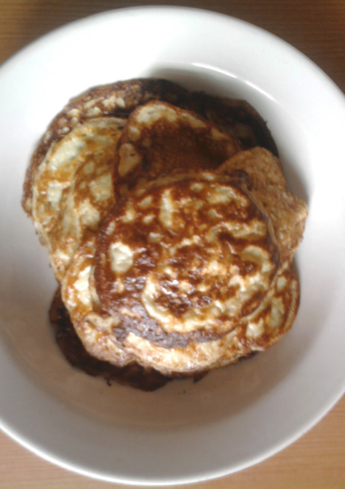 Una foto de Panqueques de yogurt