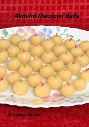 A picture of Almond Marzipan Balls.