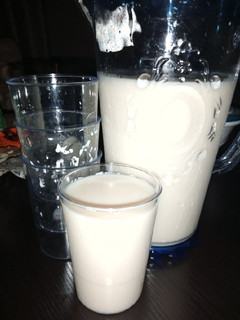 A picture of Tiger nut drink.