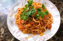 Spaghetti sốt bò bằm healthy