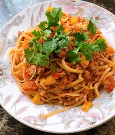 spaghetti thịt bò bằm