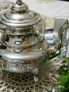 A picture of Moroccan Green Tea👌🍵.