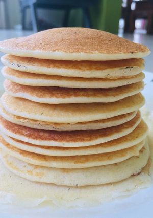 Hình của món Pancake(Không cần bột nở).
