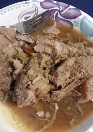 A picture of Sour Orange Pork.