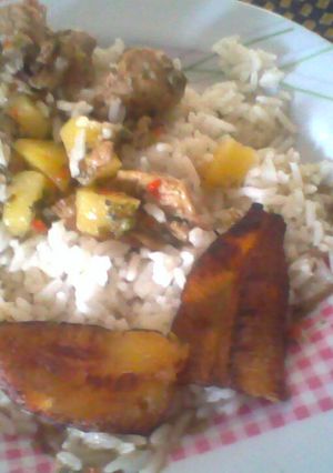 Una foto de Pollo al Romero con Papas