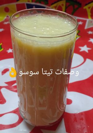 صورة لوصفة الخوخ باللبن