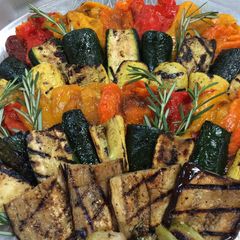 A picture of Grilled vegetables.